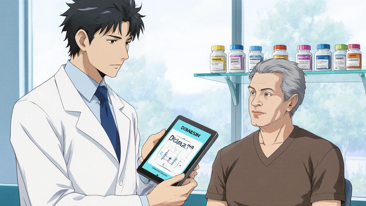 Vertaa Doxazosinia muihin verenpaineen ja eturauhasen hoitoon käytettäviin vaihtoehtoihin