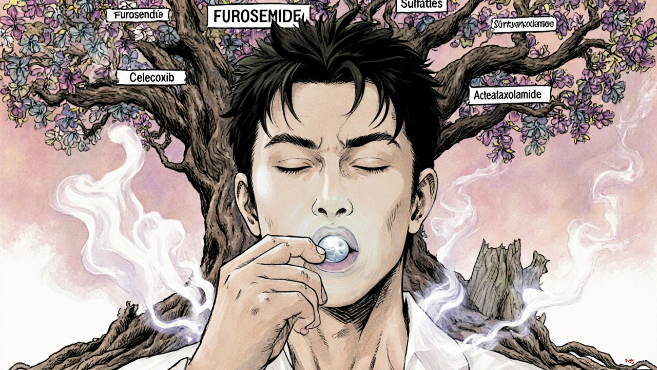 Allergologi antaa haastetestiä, kun vanhat reaktiot katoavat ja turvalliset lääkkeet kukkivat valaistuna puuna.