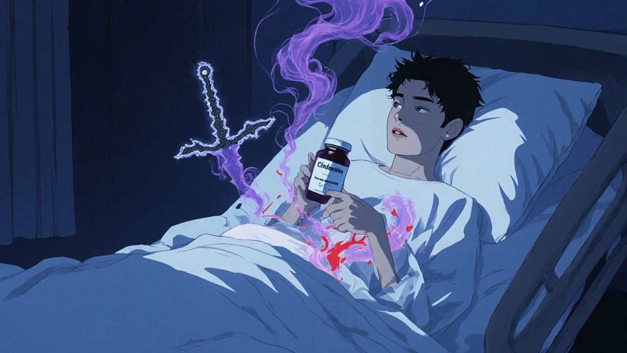 Clindamycinin ja C. difficile -riskin välinen yhteys: Milloin etsiä hoitoa?