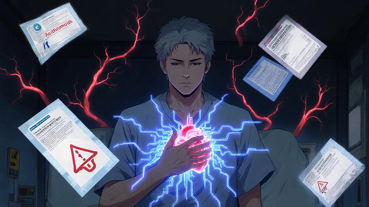 Lääkkeistä johtuvat sydämen rytmihäiriöt: varoitusmerkit ja hoito