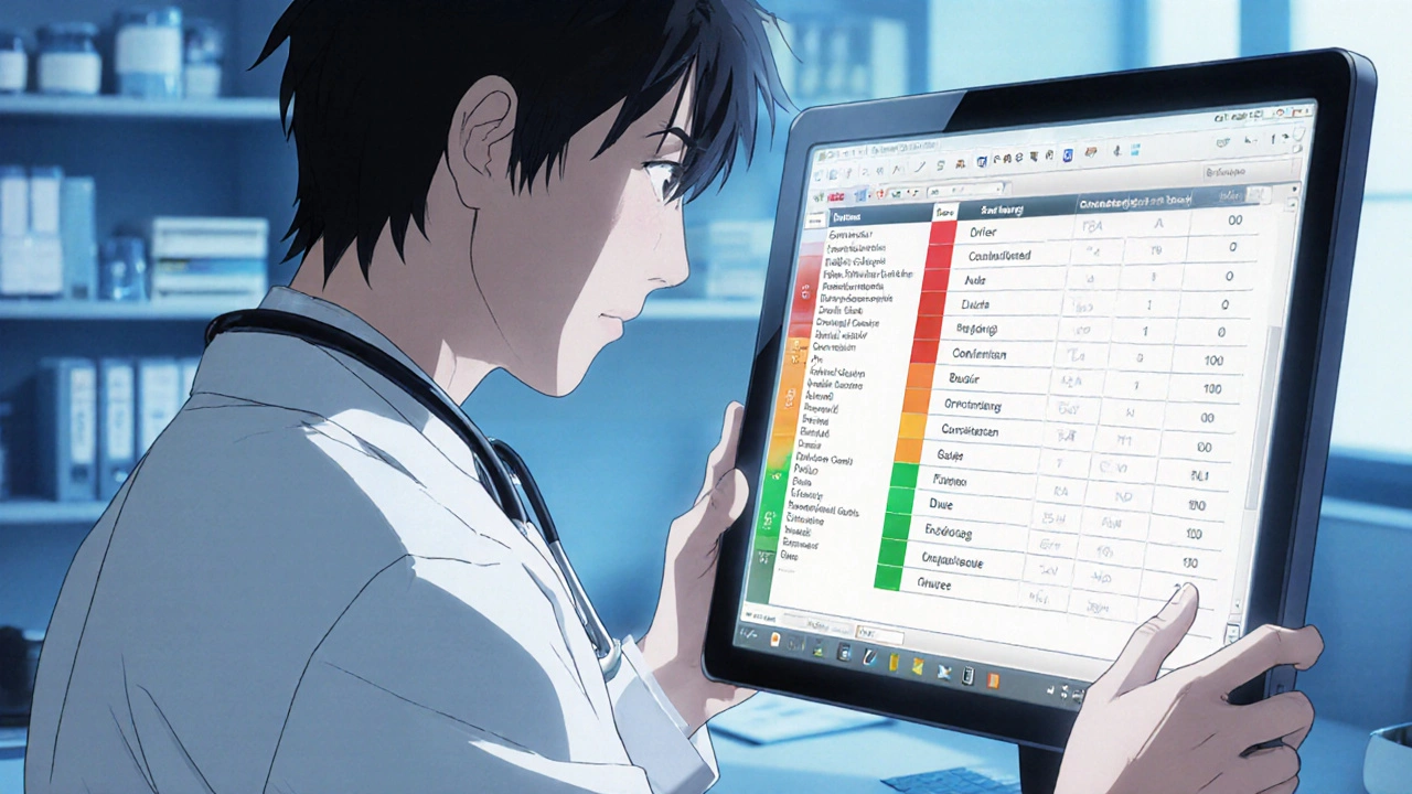 Miten tulkita FDA:n lääkevuorovaikutus-taulukot oikein?