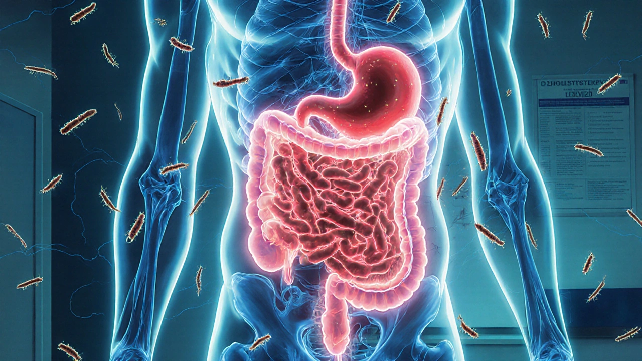 Rifaximinin käyttö emäksisen ripulin hoitoon: mitä tutkimukset kertovat?