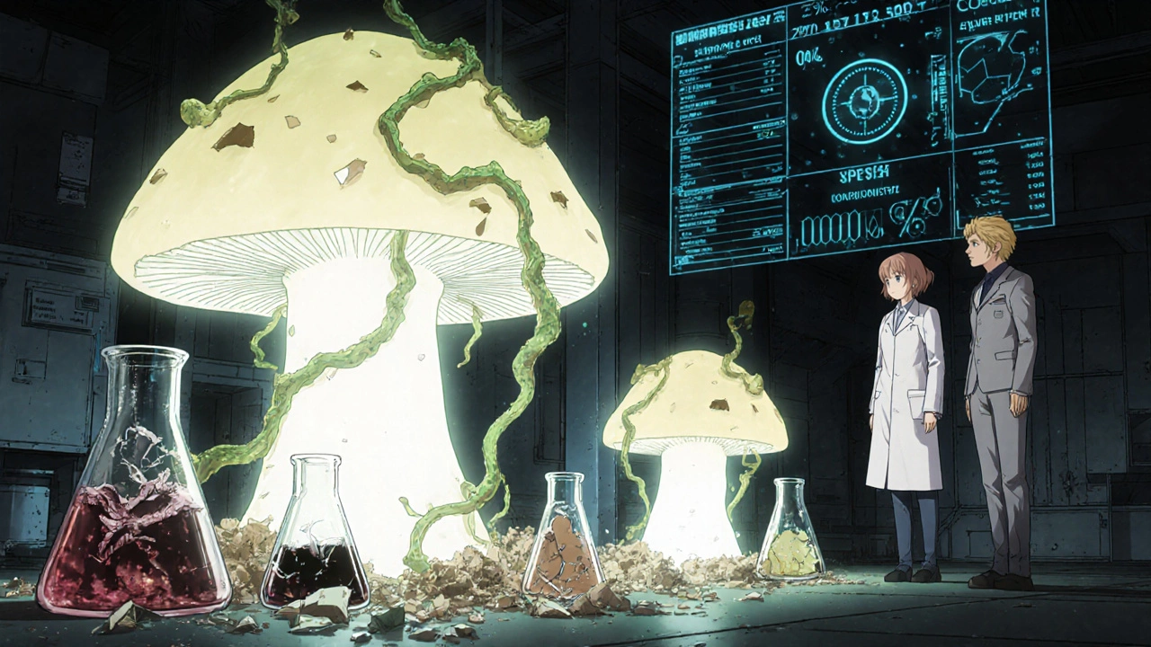 Sienet tuottavat cefprozilia luonnollisesti bioreaktorissa, korvaen kemialliset prosessit.