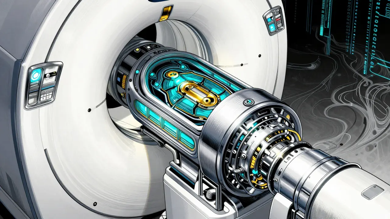 Tulevaisuuden hybridi kuvantamislaitteiston ydin