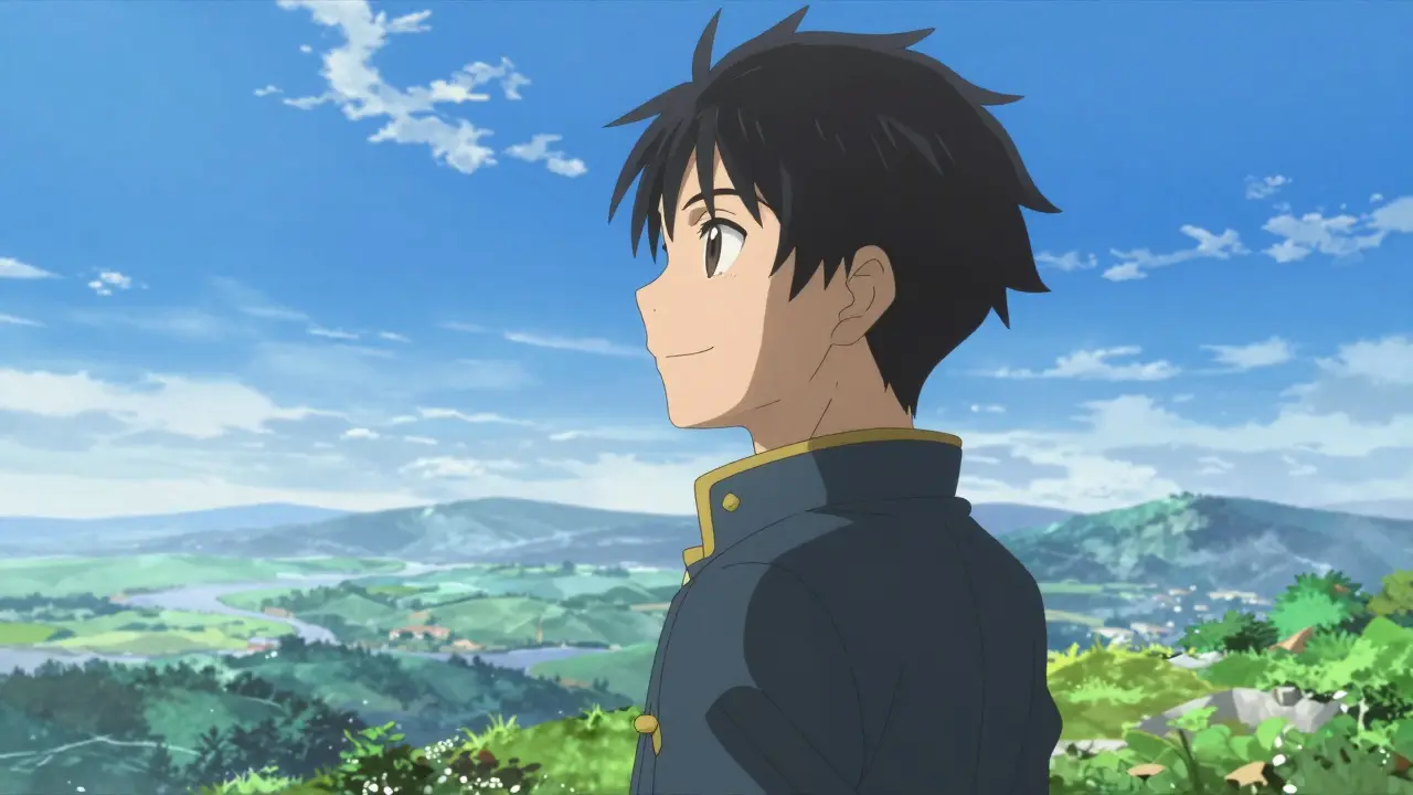 Hymyilevä henkilö katselee kirkasta ja terävää maailmaa.