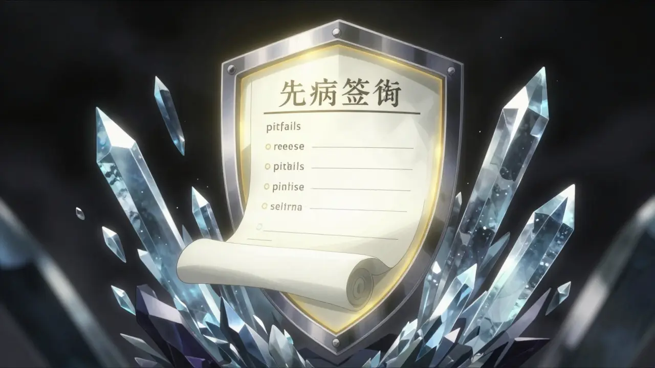 Suojattu resepti symboloimassa turvallista lääkkeiden verkko-ostoa.